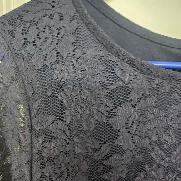 Liberty Love Lace bell sleeve Dress Large - Picture 4 of 6